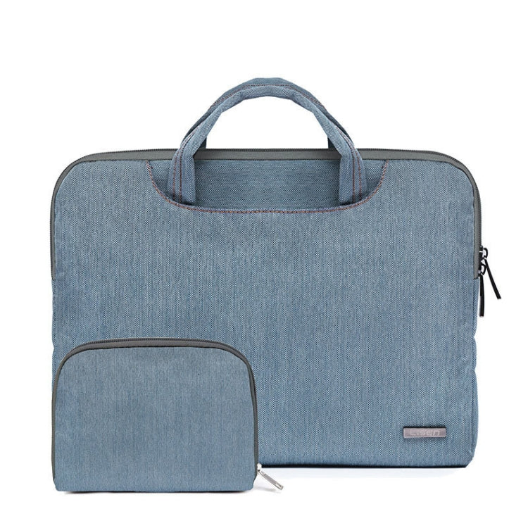 LiSEN LS-116 Simple Laptop Bag Business Laptop Liner Bag, Size: 11.6 inch(Snowflake Nylon Light Blue) - Other by LiSEN | Online Shopping UK | buy2fix