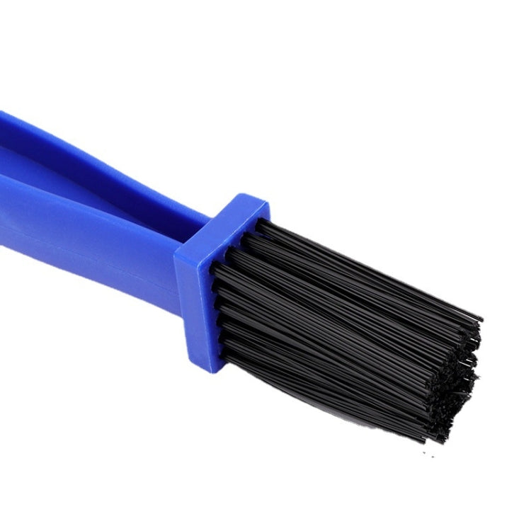 5 Set BG-7168 Bicycle And Motorcycle Cleaning Brush Three-Sided Chain Brush, Colour: Blue + Small Brush - Outdoor & Sports by buy2fix | Online Shopping UK | buy2fix