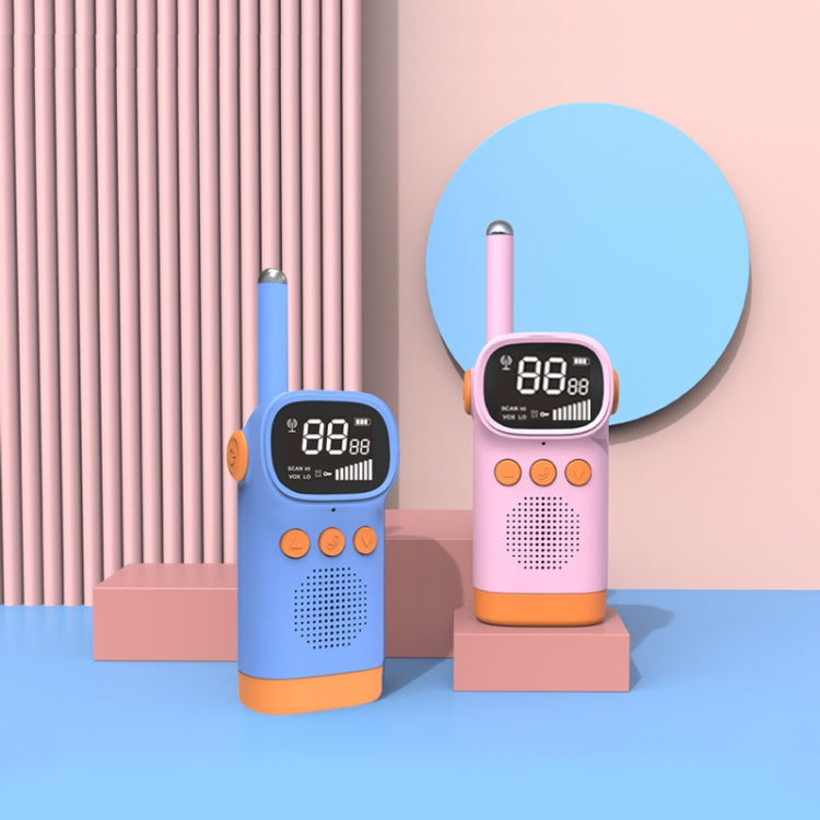 D20 Walkie-Talkie Children Toy Mini Wireless Call Interactive Toy, Colour: Blue + Pink - Consumer Electronics by buy2fix | Online Shopping UK | buy2fix