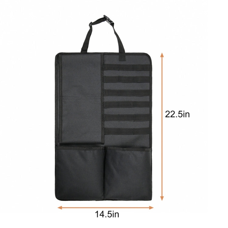 2 PCS Car Seat Back Hanging Bag Oxford Cloth Storage Bag(Black) - In Car by buy2fix | Online Shopping UK | buy2fix