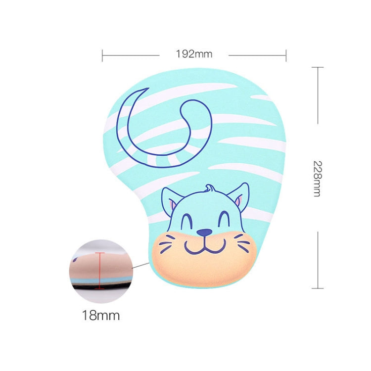 2 PCS Silicone Comfortable Padded Non-Slip Hand Rest Wristband Mouse Pad, Colour: Small Squirrel - Mouse Pads by buy2fix | Online Shopping UK | buy2fix