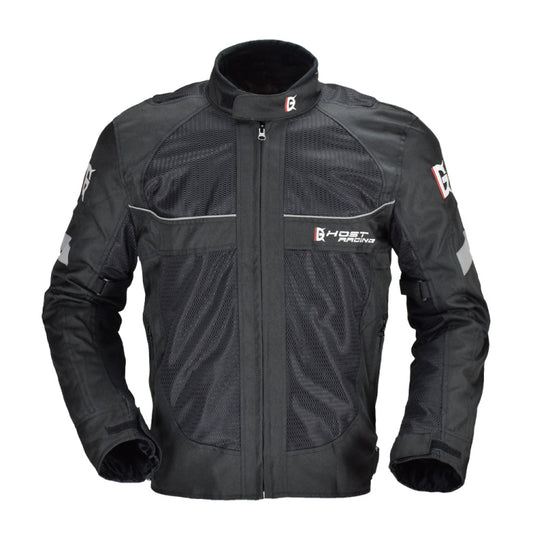 GHOST RACING GR-Y05 Motorcycle Cycling Cloth Men Knight Racing Jacket Keep Warm Anti-Fall Locomotive Off-Road Suit, Size: XXXL(Black) - In Car by GHOST RACING | Online Shopping UK | buy2fix