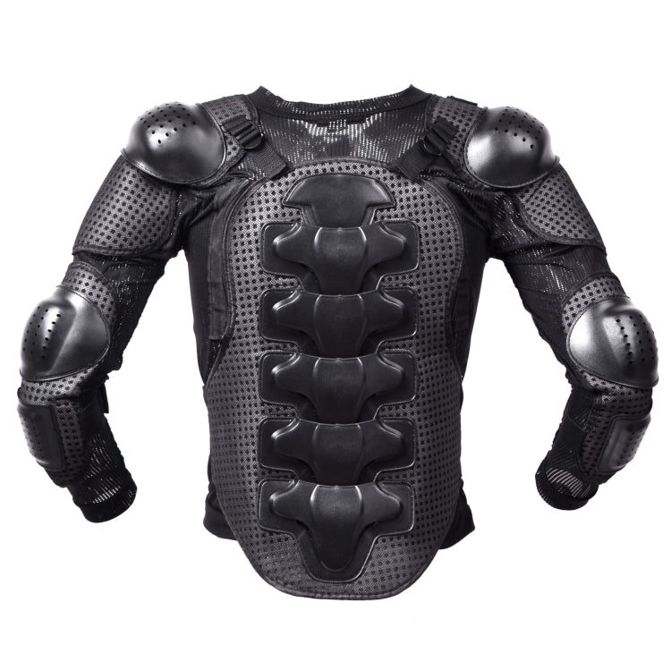 GHOST RACING F060 Motorcycle Armor Suit Riding Protective Gear Chest Protector Elbow Pad Fall Protection Suit, Size: M(Black) - Protective Gear by GHOST RACING | Online Shopping UK | buy2fix