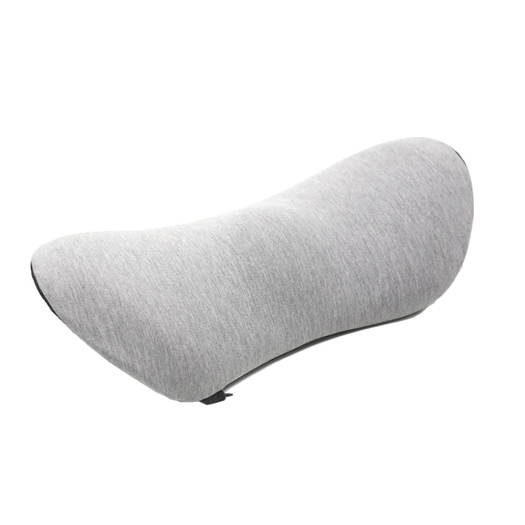 Car Supplies Lumbar Support Memory Foam Car Backrest Lumbar Cushion Seat Cushion Lumbar Pillow, Colour: Light Gray+Dark Gray - In Car by buy2fix | Online Shopping UK | buy2fix