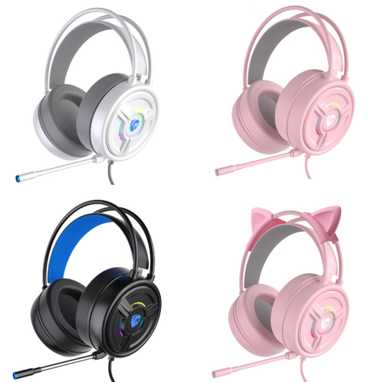 PANTSAN PSH-200 Wired Gaming Headset with Microphone, Colour: 3.5mm Pink - Multimedia Headset by PANTSAN | Online Shopping UK | buy2fix