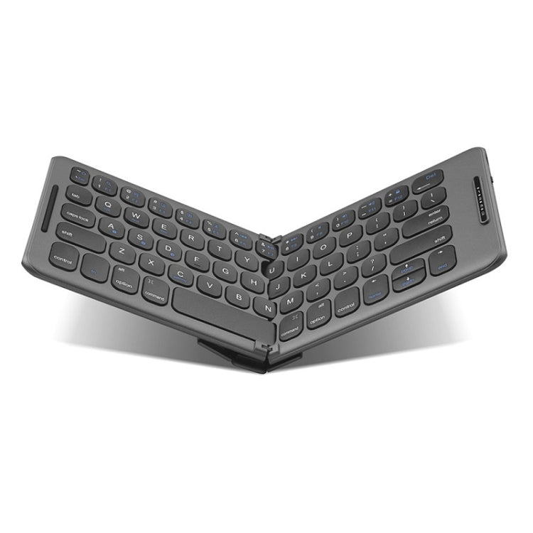 B088 65 Keys Portable Folding Bluetooth Keyboard(Pearley Gray) - Wireless Keyboard by buy2fix | Online Shopping UK | buy2fix