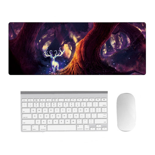 Hand-Painted Fantasy Pattern Mouse Pad, Size: 300 x 800 x 4mm Seaming(1 Dream) - Mouse Pads by buy2fix | Online Shopping UK | buy2fix