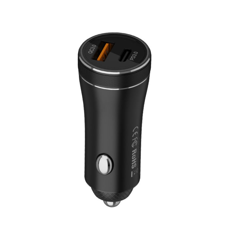 QIAKEY BK919 Dual Ports Fast Charge Car Charger - Car Charger by QIAKEY | Online Shopping UK | buy2fix