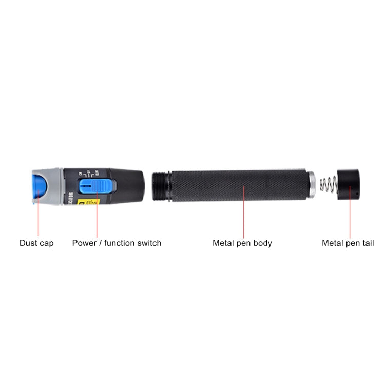 10MW 10km Optical Fiber Red Light Pen - Fiber Receiver by buy2fix | Online Shopping UK | buy2fix