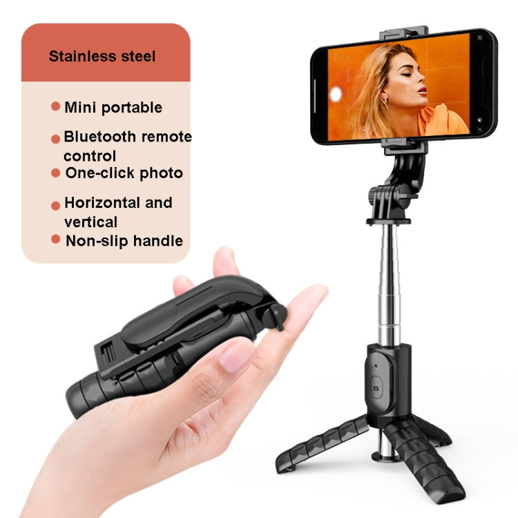 Mini Selfie Stick Integrated Multifunctional Bluetooth Selfie, Specification: Q11 74CM Without Fill Light - Consumer Electronics by buy2fix | Online Shopping UK | buy2fix