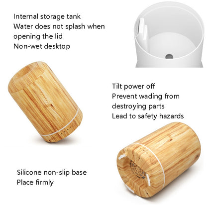 STB-105 Wood Grain Aromatherapy USB Air Purifier(Dark Wooden Grain) - Home & Garden by buy2fix | Online Shopping UK | buy2fix