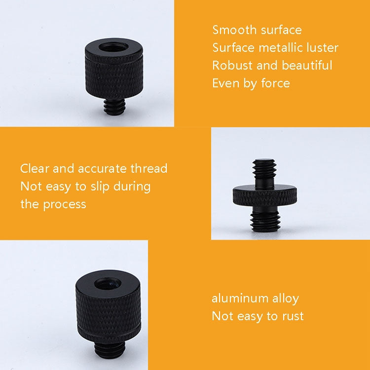 4 PCS Screw Adapter A26 1/4 Male to M6 Male Screw - Camera Accessories by buy2fix | Online Shopping UK | buy2fix