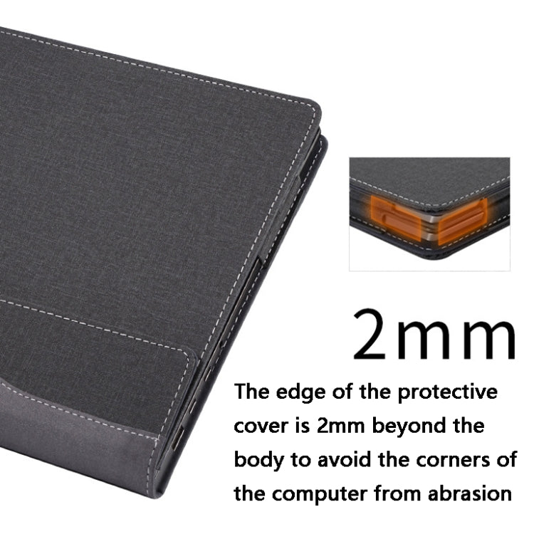 PU Leather Laptop Protection Sleeve For HP Spectre X360 15-EB(Wine Red) - Other by buy2fix | Online Shopping UK | buy2fix