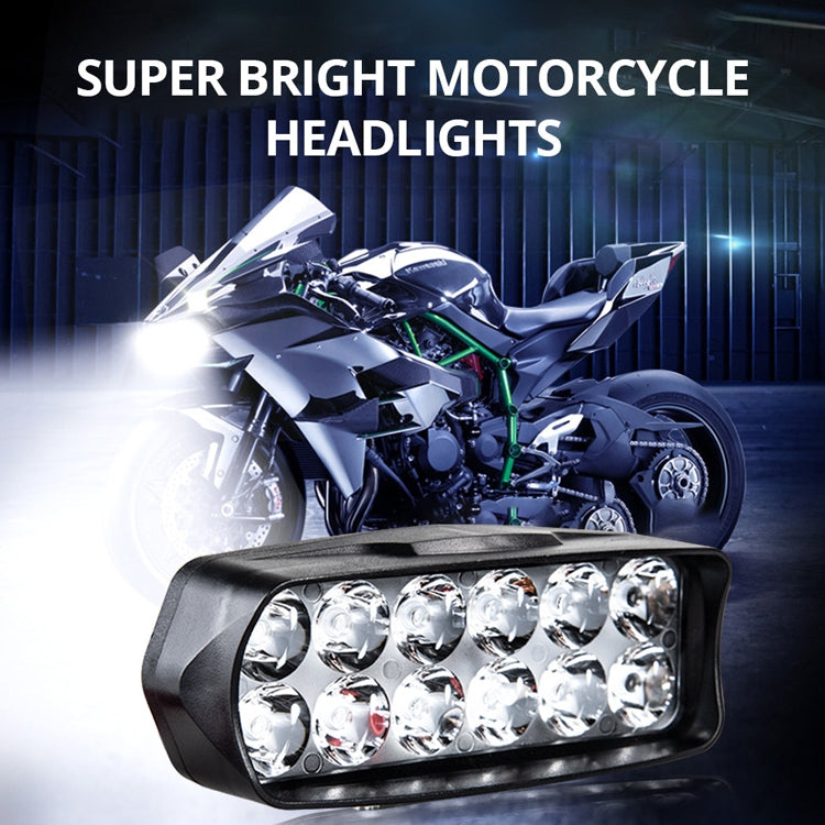 2 PCS MK-265 Motorcycle Character Shooting Light Auxiliary Day Running Light, Style: 8 LEDs - In Car by buy2fix | Online Shopping UK | buy2fix