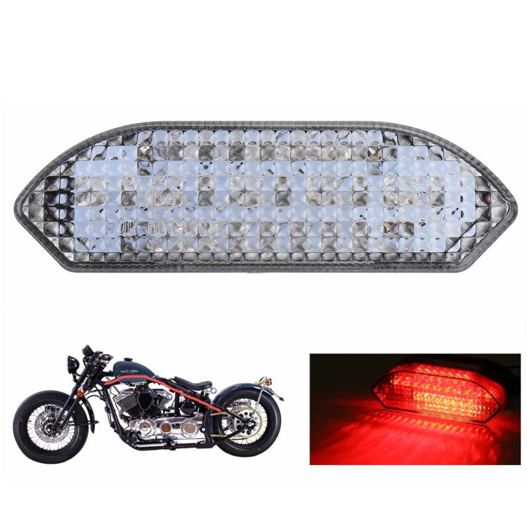 MK-285 Motorcycle LED Taillight Plate Light(Without Stand Red Cover) - In Car by buy2fix | Online Shopping UK | buy2fix