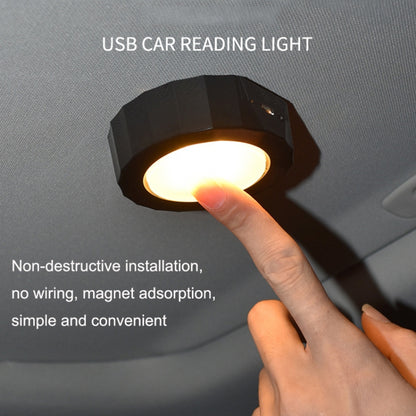 Z7 Car Ceiling USB Wireless Strobe Reading Light, Color: Black - In Car by buy2fix | Online Shopping UK | buy2fix