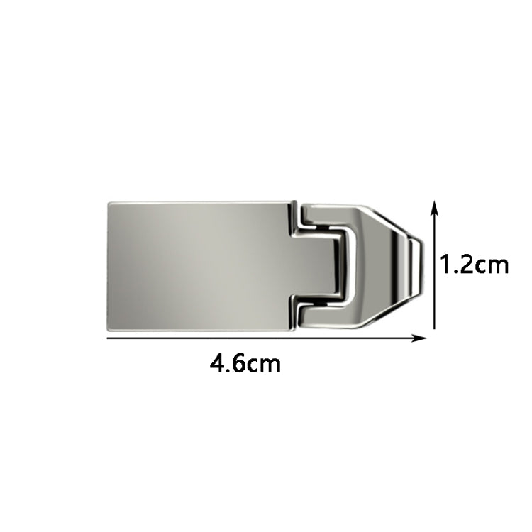 It02 High-Speed USB 2.0 Chain Buckle Metal USB Flash Drives, Capacity: 16 GB(White) - USB Flash Drives by buy2fix | Online Shopping UK | buy2fix