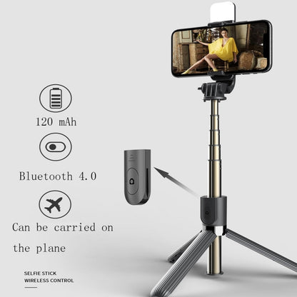 L03S Bluetooth Fill Light Tripod Integrated Selfie Stick(White) - Consumer Electronics by buy2fix | Online Shopping UK | buy2fix