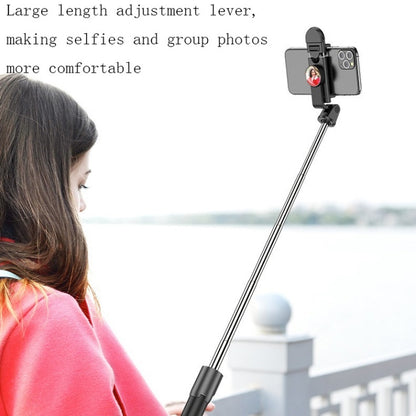 Mobile Phone Bluetooth Selfie Stick Live Bracket, Specification: K10S (With Fill Light White) - Consumer Electronics by buy2fix | Online Shopping UK | buy2fix