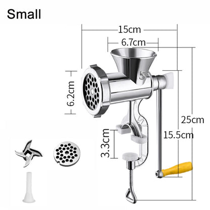 Household Manual Grinder Sausage Machine, Specification: No. 5 Small - Stirrer & Squeezer by buy2fix | Online Shopping UK | buy2fix