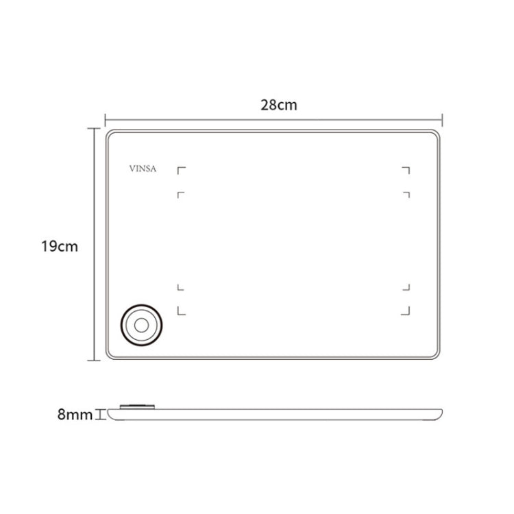 VINSA T608 Can Connected To Mobile Phone Hand-Painted Board, Style: Package 2 - Consumer Electronics by buy2fix | Online Shopping UK | buy2fix