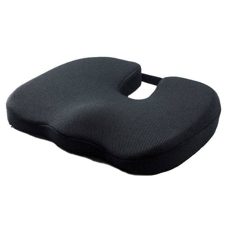 QFC-023 U-shaped Slow Rebound Memory Foam Car Seat Cushion(Black) - In Car by buy2fix | Online Shopping UK | buy2fix