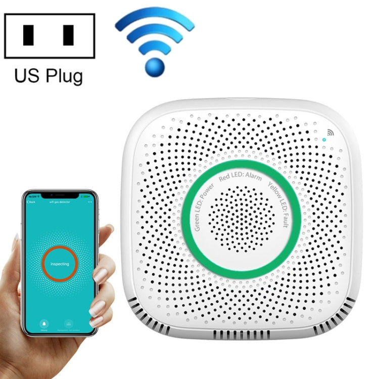 TY-GSA-87 Smart Home WIFI Gas Detector, Specification: US Plug - Security by buy2fix | Online Shopping UK | buy2fix