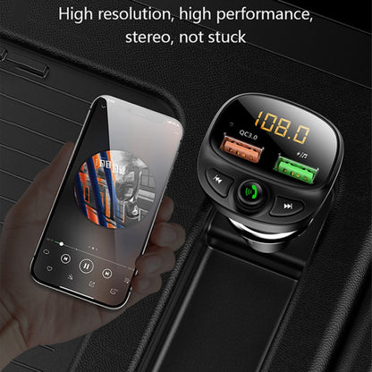 HY-87 Car Bluetooth MP3 Dual USB Car Charger, Style: Fast Charge Version - In Car by buy2fix | Online Shopping UK | buy2fix