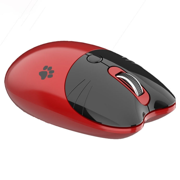 M3 3 Keys Cute Silent Laptop Wireless Mouse, Spec: Bluetooth Wireless Version (Red) - Wireless Mice by buy2fix | Online Shopping UK | buy2fix