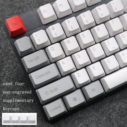 Mechanical Keyboard Laser PBT Keycap Light Gray No Words - Other by buy2fix | Online Shopping UK | buy2fix