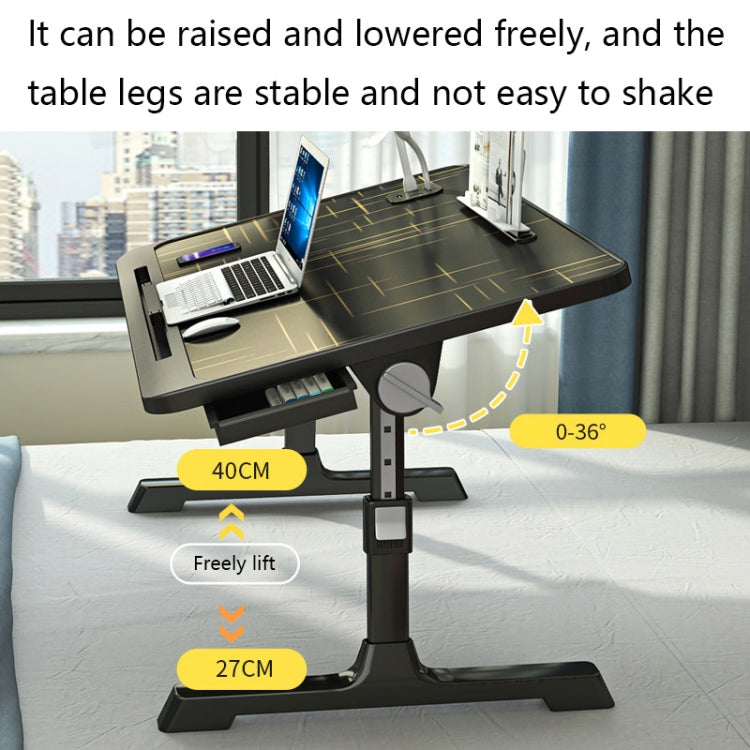 N6 Liftable and Foldable Bed Computer Desk, Style: Drawer+Shelf - Computer & Networking by buy2fix | Online Shopping UK | buy2fix