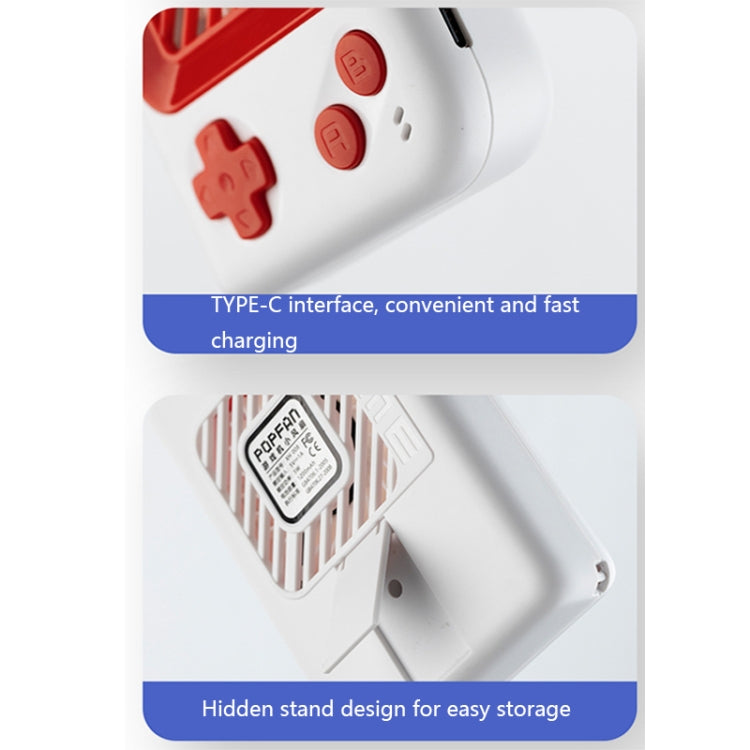 PROFAN XH008 USB Hanging Game Console Shape Fan with Bracket, Style: Basic Type (Deep Gray) - Consumer Electronics by PROFAN | Online Shopping UK | buy2fix