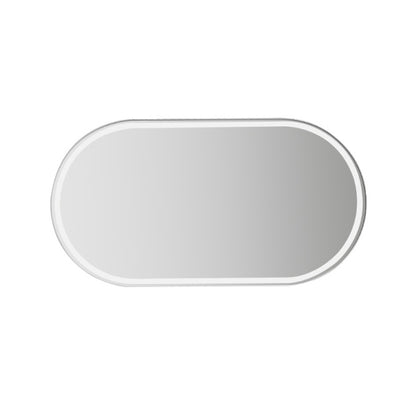 2 PCS Sun Visor High-definition Mirror Stainless Steel Makeup Mirror Oval Small - In Car by buy2fix | Online Shopping UK | buy2fix