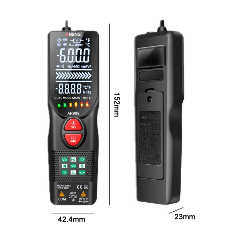 ANENG AN998 Smart Dual Mode Line Detection Induction Pen Multimeter - Consumer Electronics by ANENG | Online Shopping UK | buy2fix