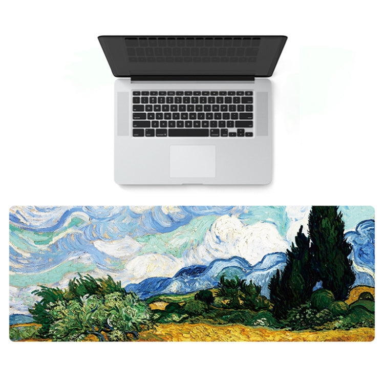 300x800x3mm Locked Am002 Large Oil Painting Desk Rubber Mouse Pad(Scarecrow) - Mouse Pads by buy2fix | Online Shopping UK | buy2fix