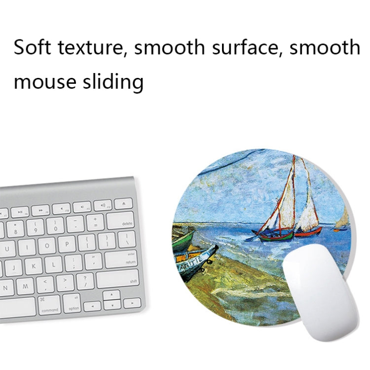 300x800x4mm Locked Am002 Large Oil Painting Desk Rubber Mouse Pad(Wheat Field) - Mouse Pads by buy2fix | Online Shopping UK | buy2fix