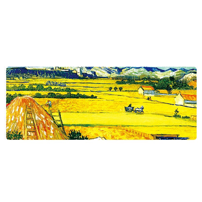 400x900x2mm Locked Am002 Large Oil Painting Desk Rubber Mouse Pad(Wheat Field) - Mouse Pads by buy2fix | Online Shopping UK | buy2fix