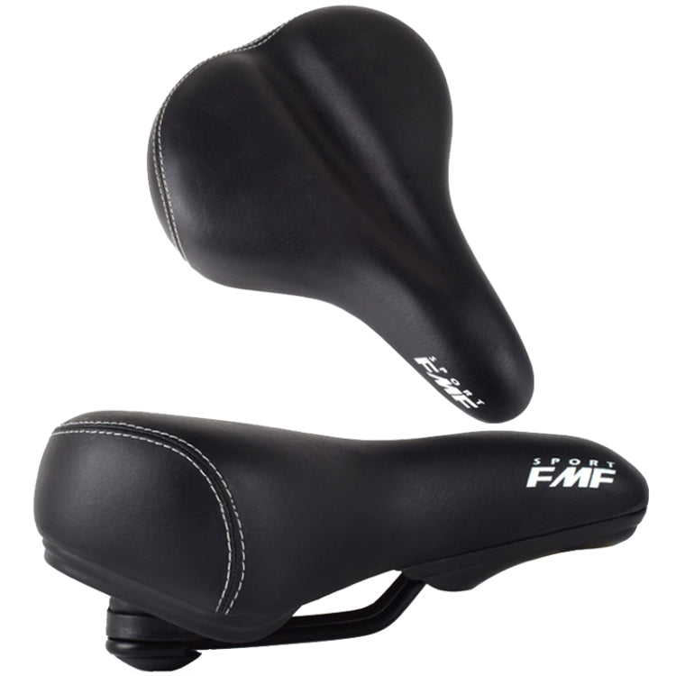 FMFXTR Mountain Bicycle Cushion Saddle Soft Wide Comfortable Spring Seat Cushion(Black) - Outdoor & Sports by FMFXTR | Online Shopping UK | buy2fix