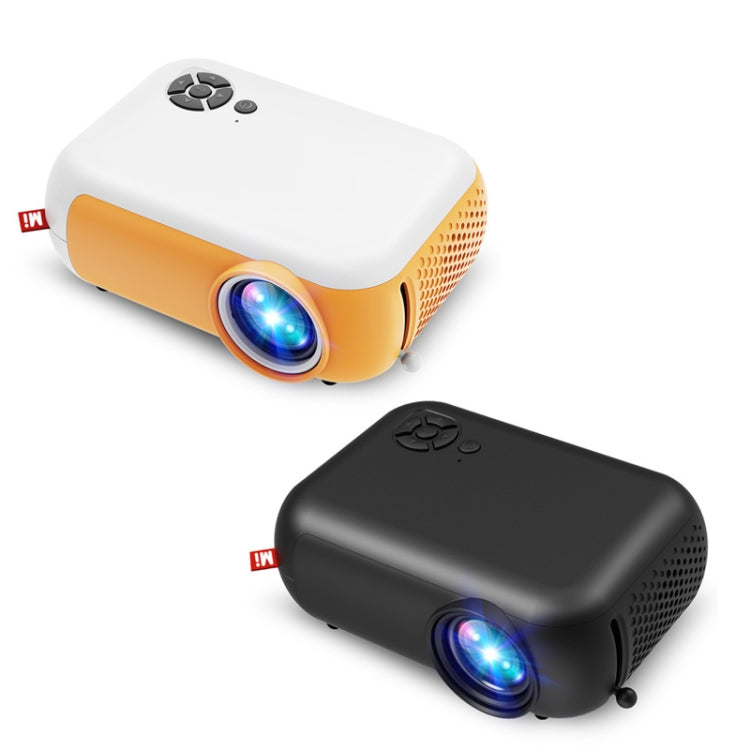 A10 480x360 Pixel Projector Support 1080P Projector ,Style: Same-screen White Yellow (US Plug) - Consumer Electronics by buy2fix | Online Shopping UK | buy2fix