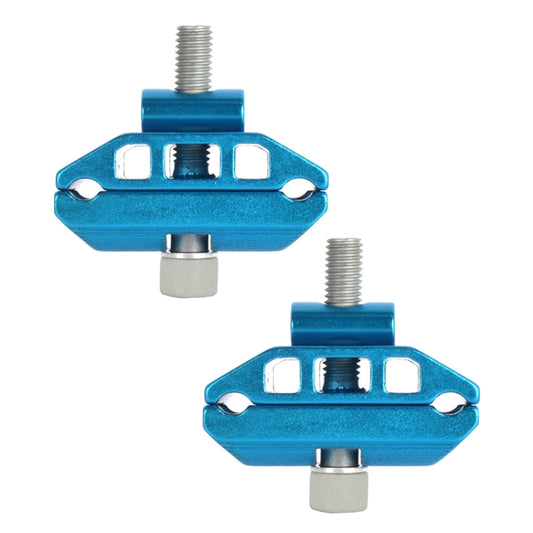 2 PCS FMFXTR Bicycle Saddle Clamp Code Screw Connector(Double Rail Blue) - Outdoor & Sports by FMFXTR | Online Shopping UK | buy2fix