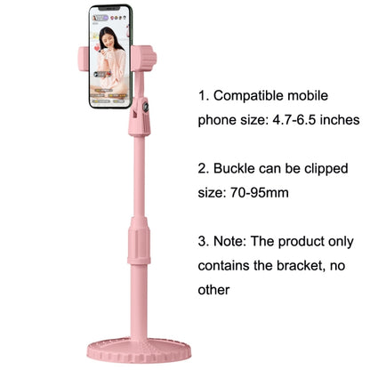 2 PCS Multifunctional Live Telescopic Mobile Phone Desktop Bracket(Cherry Blossom Pink) - Consumer Electronics by buy2fix | Online Shopping UK | buy2fix