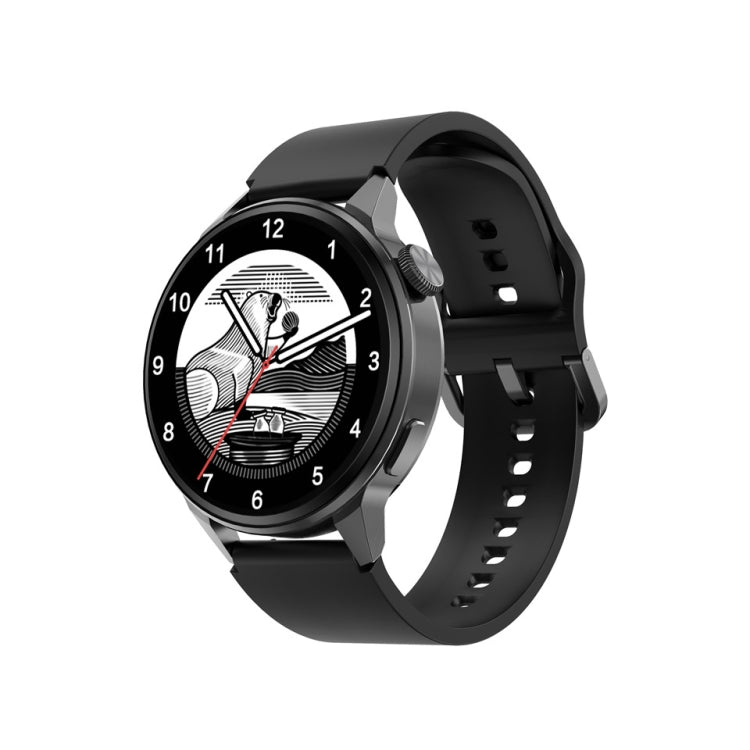 Wearkey DT4+ 1.36 Inch HD Screen Smart Call watch with NFC Function, Color: Black Silicone - Smart Watches by Wearkey | Online Shopping UK | buy2fix