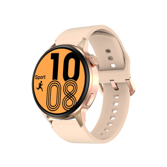Wearkey DT4+ 1.36 Inch HD Screen Smart Call watch with NFC Function, Color: Gold Silicone - Smart Wear by Wearkey | Online Shopping UK | buy2fix