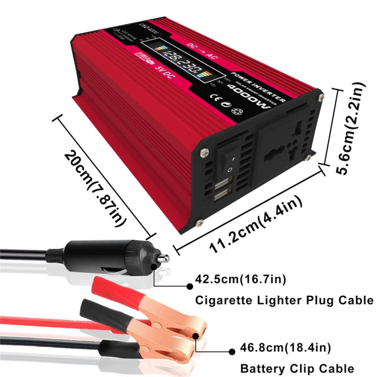 Solar Power System Inverters+30A Controller+18W 18V Solar Panel, Specification: Black 12V To 220V - Charger by buy2fix | Online Shopping UK | buy2fix