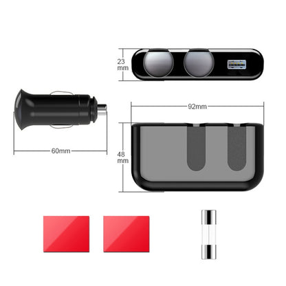 SHUNWEI Car Cigarette Lighter Charger 12/24V USB Converts Socket, Style: 2 Holes Single USB - Car Charger by SHUNWEI | Online Shopping UK | buy2fix