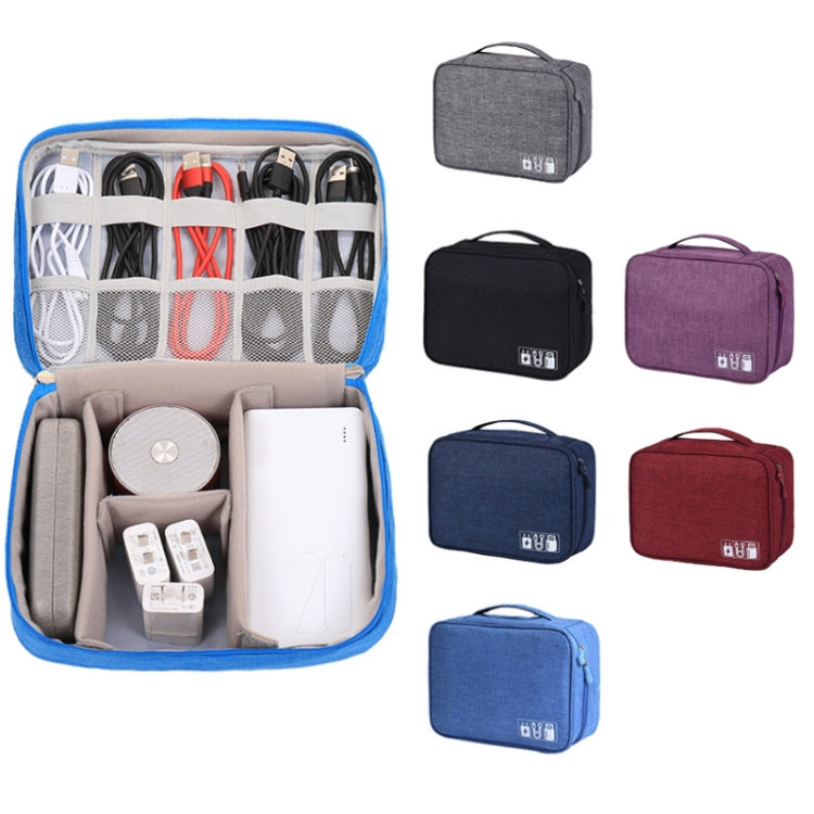 Multifunctional Cationic Digital U Disk Data Cable Storage Bag(Navy) - Other by buy2fix | Online Shopping UK | buy2fix