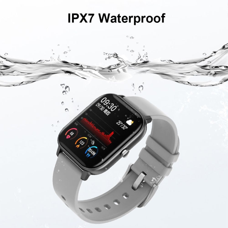 P8 1.4 Inch Heart Rate Blood Pressure Monitoring Smart Watch, Color: Black - Smart Wear by buy2fix | Online Shopping UK | buy2fix