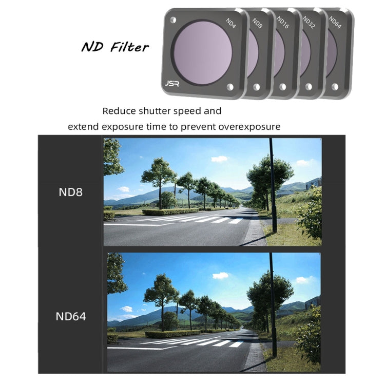 JUNESTAR Action Camera Filters For DJI Action 2,Style: ND64 - Lens Filter by JUNESTAR | Online Shopping UK | buy2fix