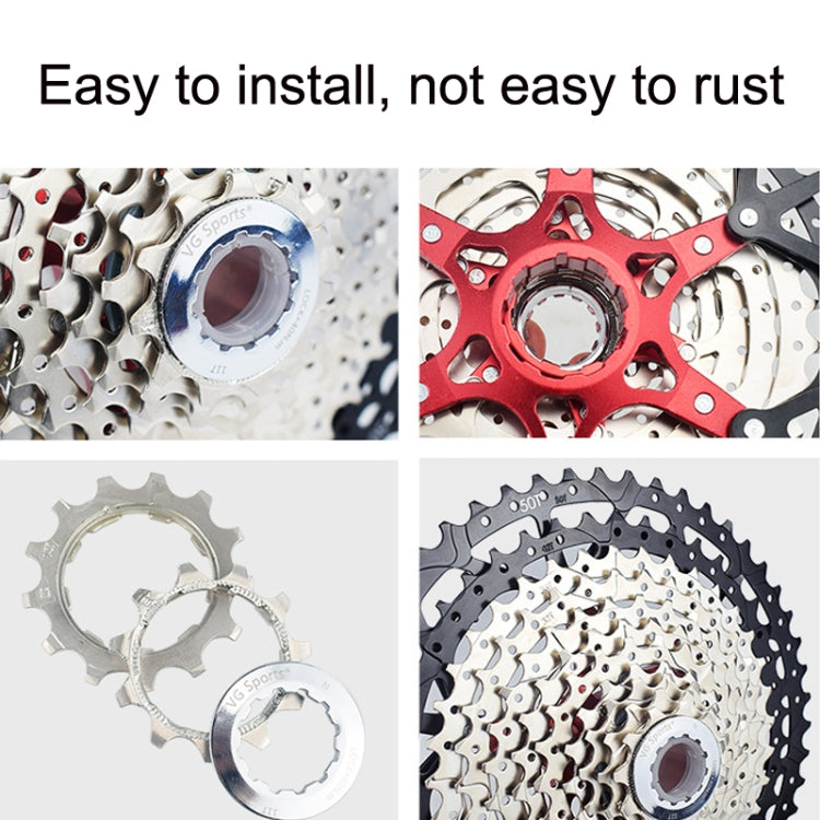 VG Sports Split Mountain Bike Lightweight Cassette Flywheel, Style: 11 Speed 46T (Black) - Outdoor & Sports by VG Sports | Online Shopping UK | buy2fix