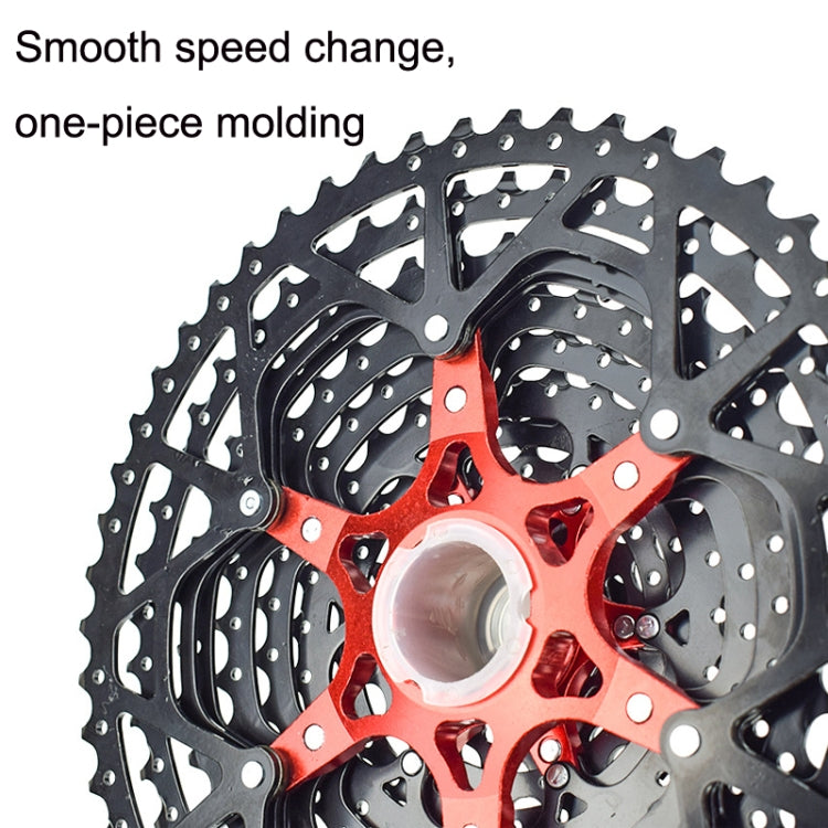 VG Sports Split Mountain Bike Lightweight Cassette Flywheel, Style: 10 Speed 50T (Black) - Outdoor & Sports by VG Sports | Online Shopping UK | buy2fix